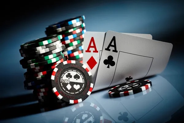 Live-dealer blackjack table with multi-camera studio setup
